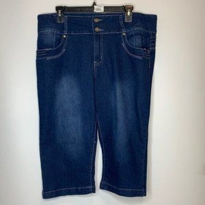 NWT Richcow Jean Capris Pants Jeans SIZE 18 - PLUS SIZE